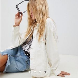 Free People Oversized Denim Jacket